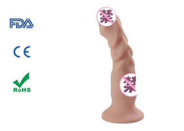 7.75" Lifelike Sex Toys 100% Liquid Silicone Penis Dildo with Strong Suction Cup